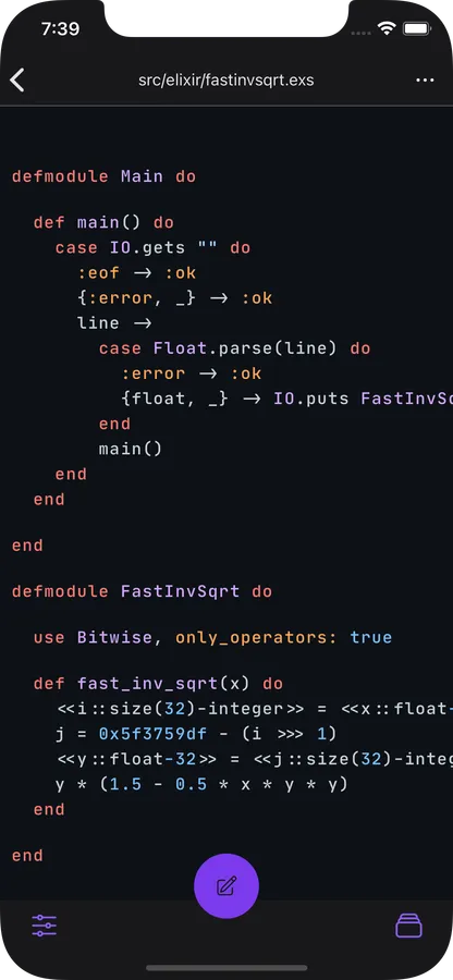 phone displaying the language