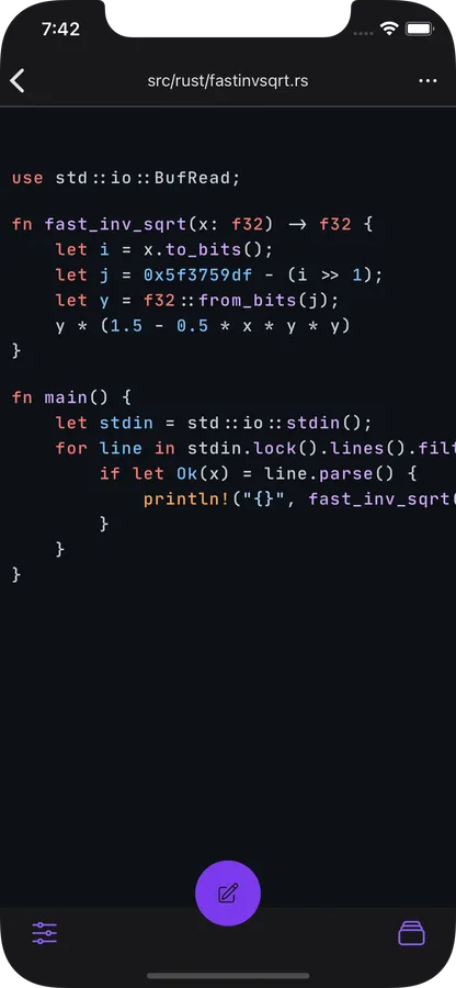 phone displaying the language